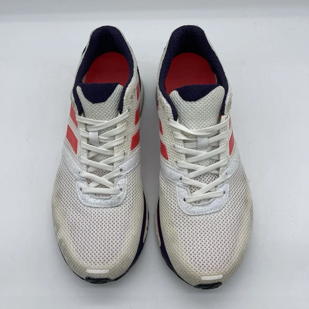 Adidas AdiZero Adios 4 Boost Women's Size 10 Running Shoes B37375 White Sneaker
